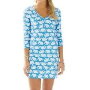 Lilly Pulitzer Tusk in Sun Palmetto dress sz large